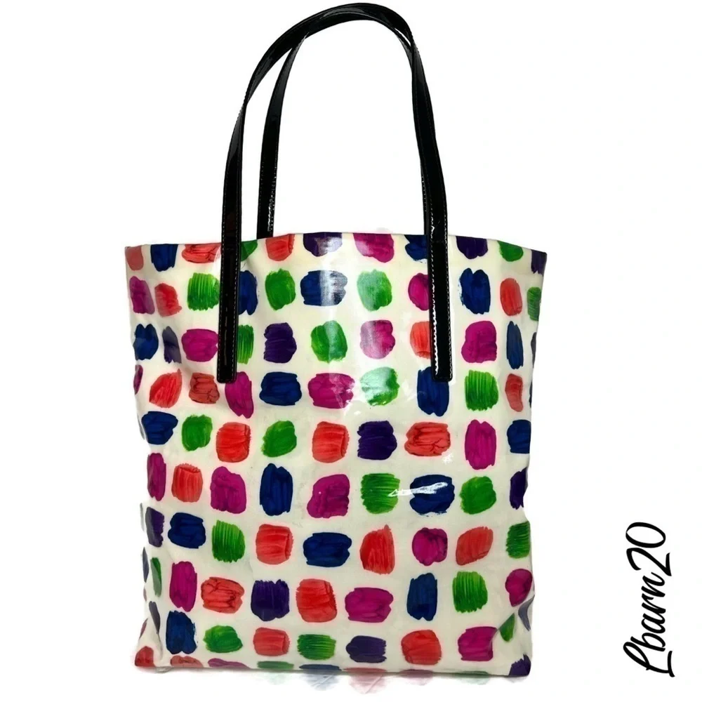 Kate Spade Paint Brush Stroke Tote and Wallet Rare Set Daycation
